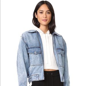 Jason Wu Grey Oversized Denim Jacket